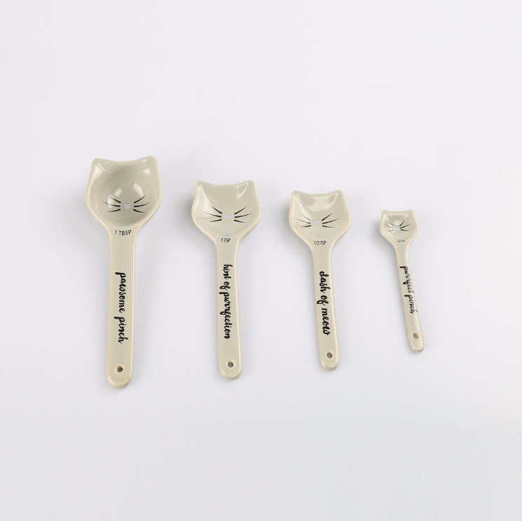 4pcs Cat Measuring Spoons Set