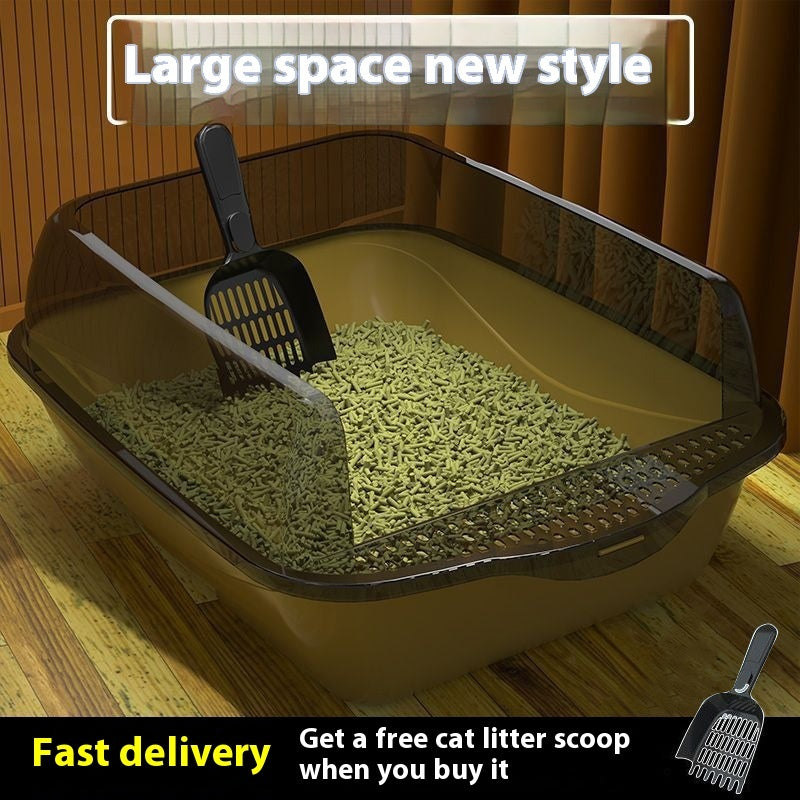 Litter Box Splash-proof Semi-closed