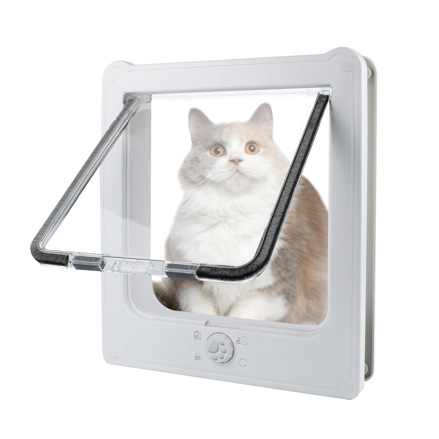 Thin Cat Door For Windows Pet Doors And Sliding Door Safety Pet Door With  Lock Weatherproof Cat Flap For Thin Door