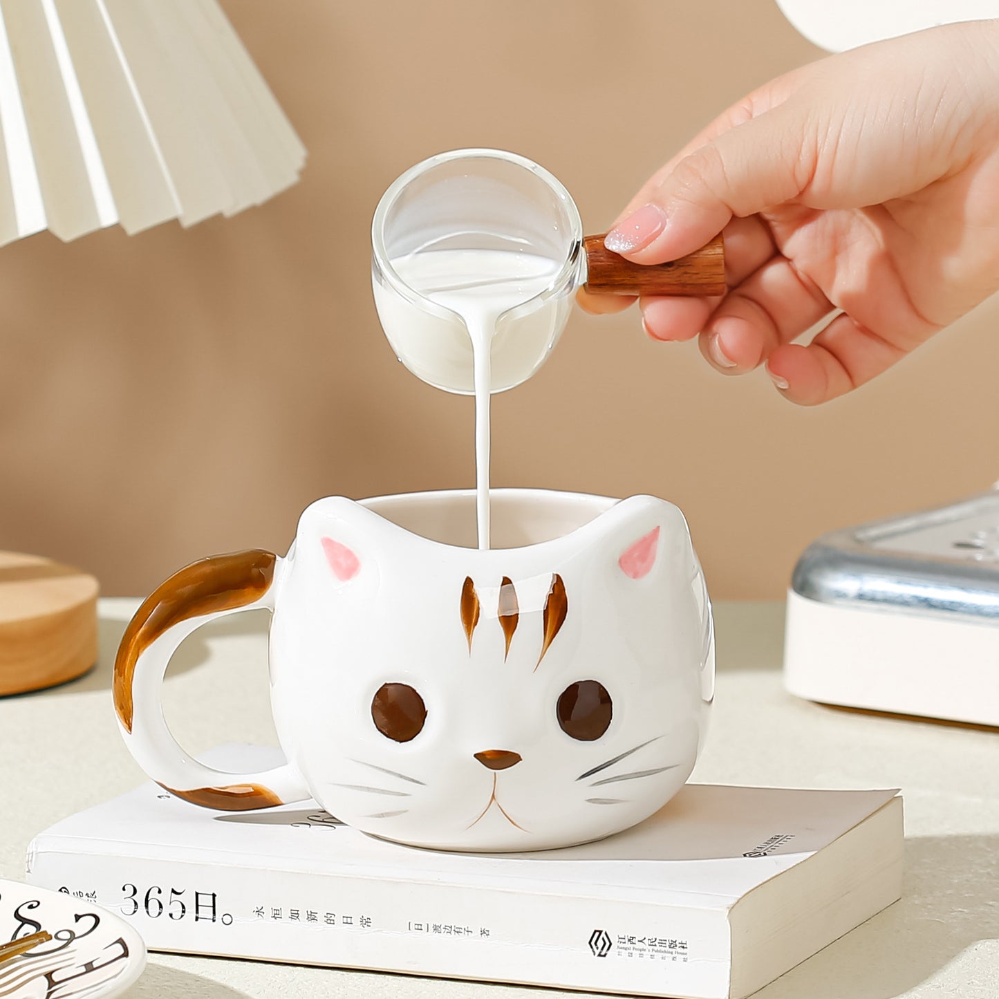 Cute Hand-painted Cute Cat Mug