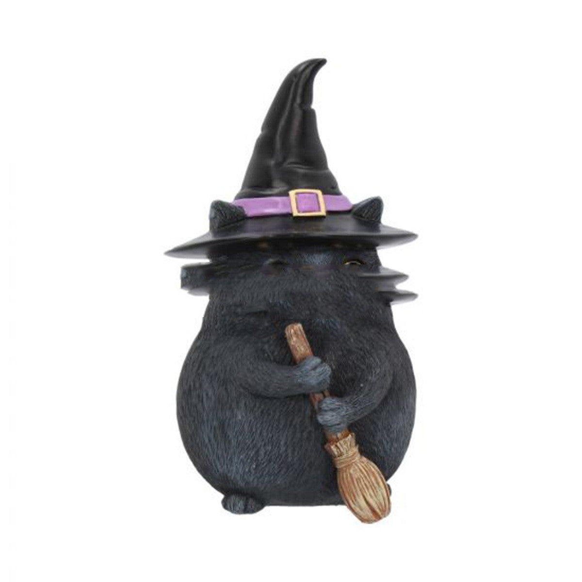 Broom Magic Hat Cat Resin Crafts Ornaments