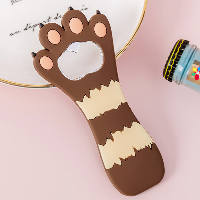 Cat Paw Bottle Opener Cute Cartoon Magnetic Beer