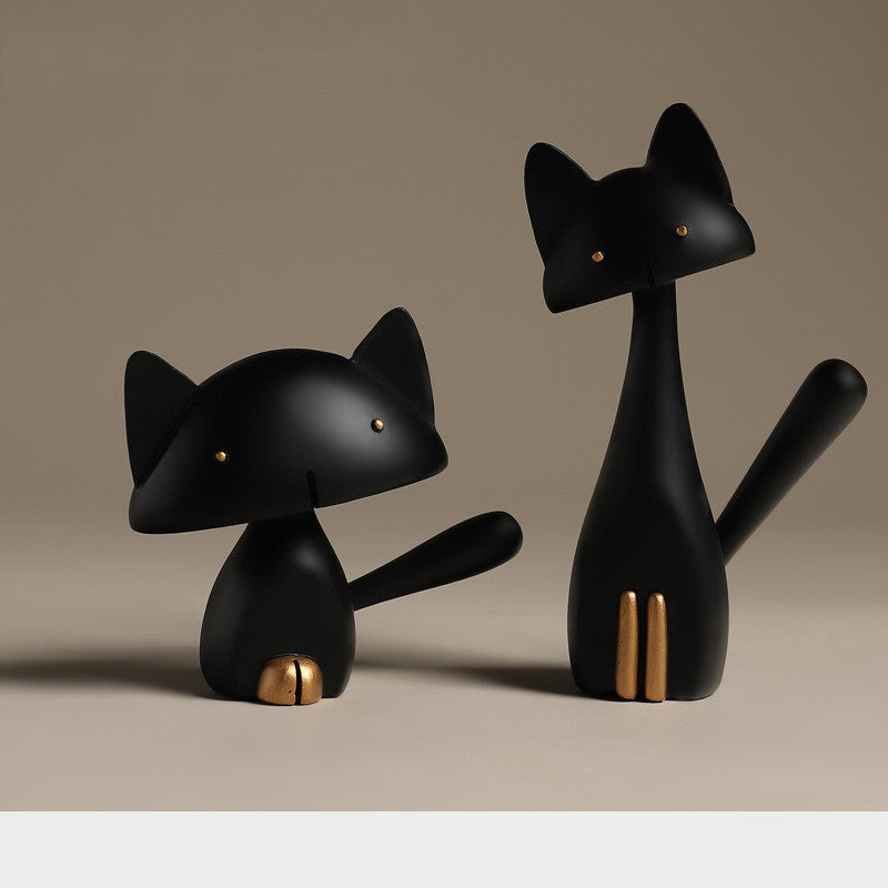 Cat Modern Home Furnishings Resin Ornaments