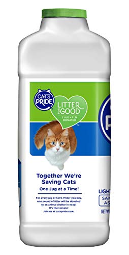 Cat's Pride Lightweight Clumping Litter: Natural - Powerful Odor Control - Unscented, 10 Pounds