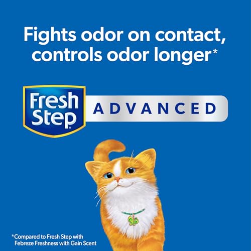 Fresh Step Clumping Cat Litter, With Gain, Advanced, Extra Large, 37 Pounds total (2 Pack of 18.5lb Boxes)