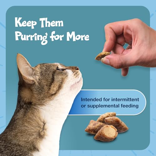 Blue Buffalo Bursts Crunchy & Creamy Cat Treats, Great for Training, Savory Seafood, 5-oz Bag