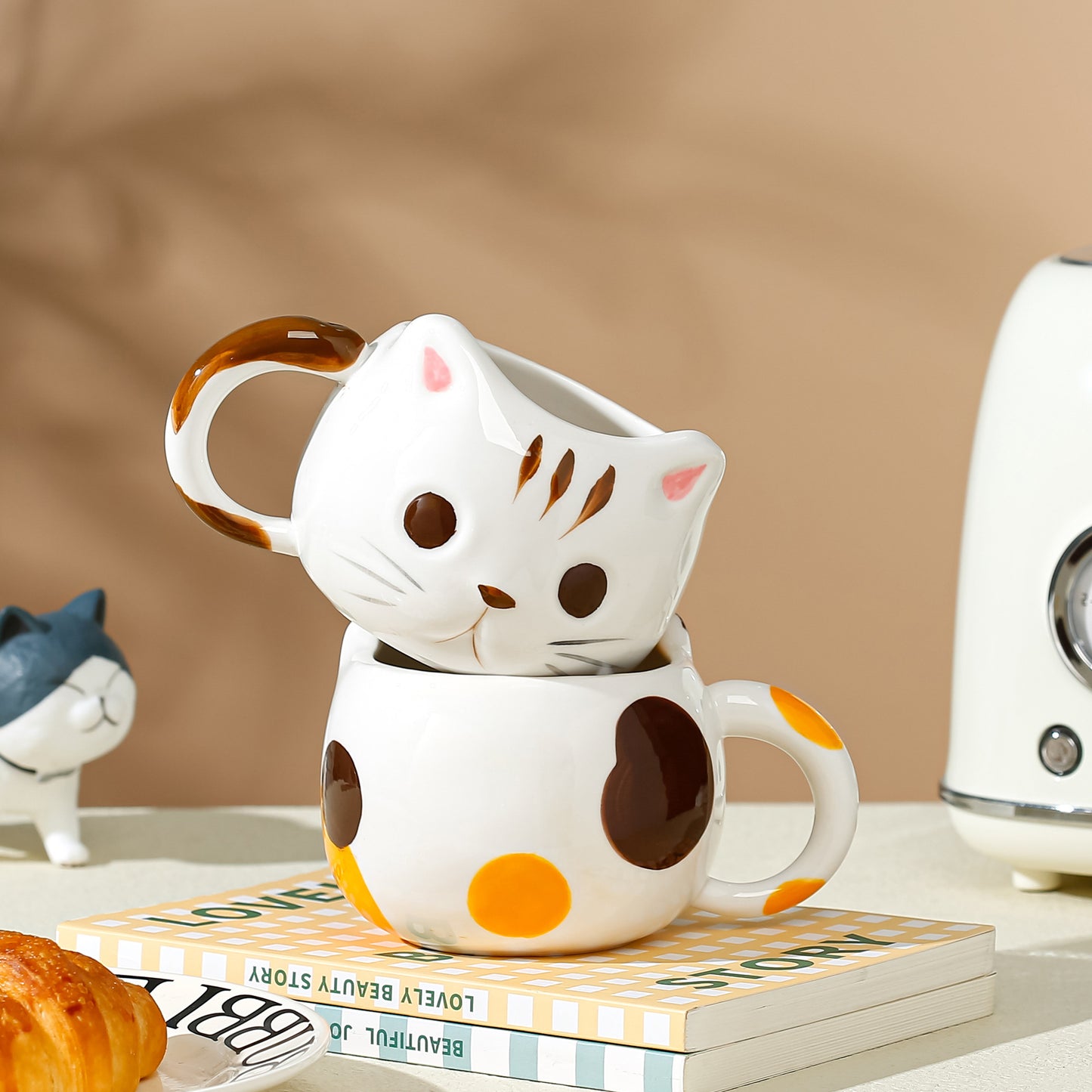 Cute Hand-painted Cute Cat Mug