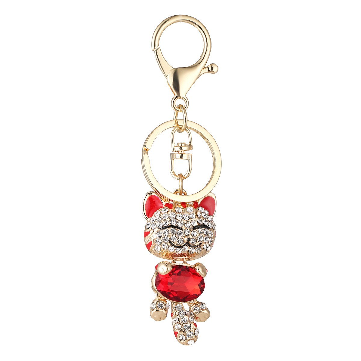 Lucky Smile Cat Key Chains