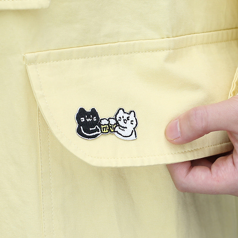 Fashion Cute Soft Cute Cat Embroidery Sticker