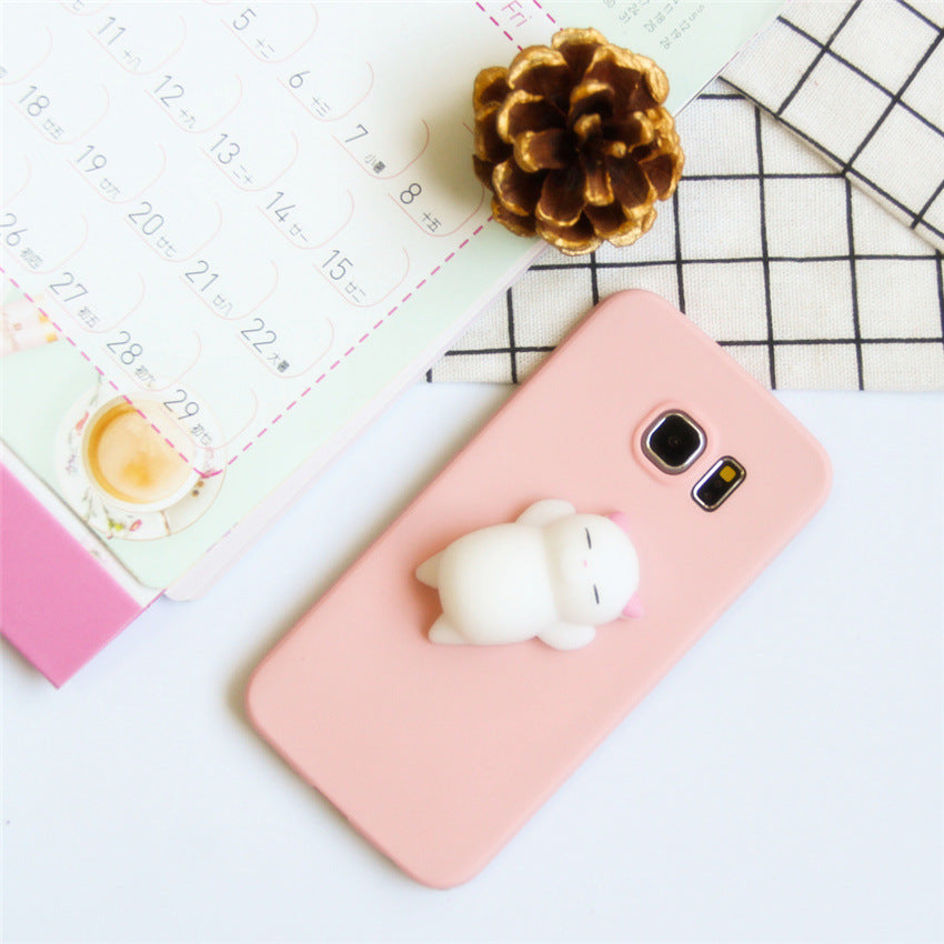 Three-dimensional cat Samsung mobile phone case