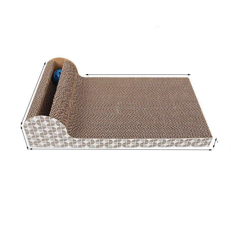 Cat Scratch Board Corrugated Paper Catnip Cat Box Wear-Resistant Scratch Resistance Vertical Plate Nest Cat Scratch Pad Rub