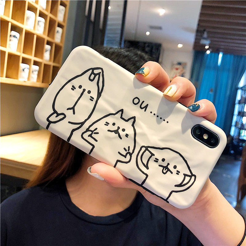 Compatible with Apple , Cute cat phone case