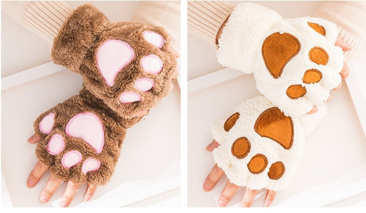 Fingerless Cat Gloves