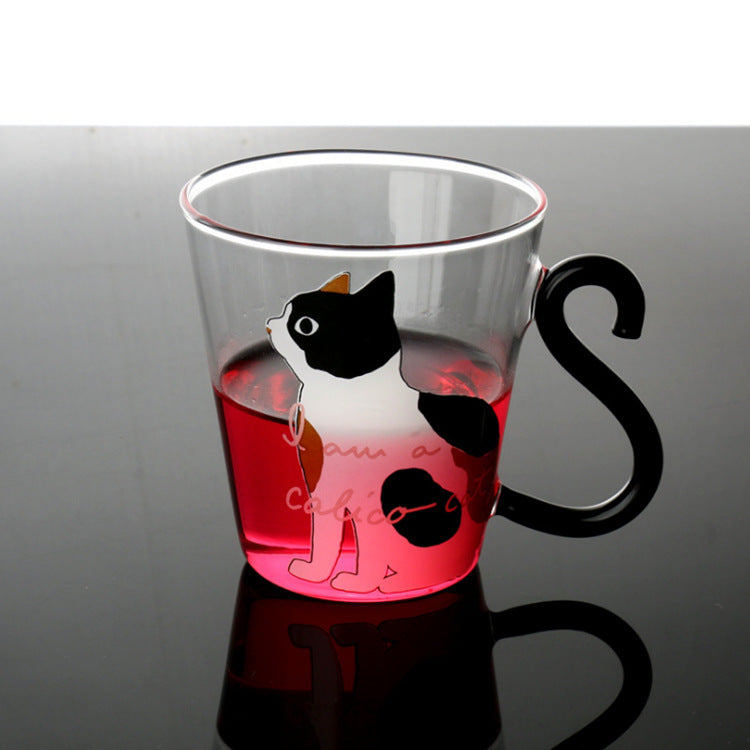 Couple Cup Cute Black Cat White Cat Cup Breakfast