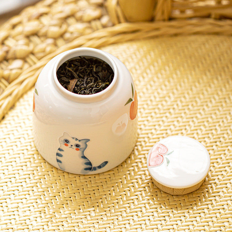 Hand Painted Cat Fashion Tea Pot