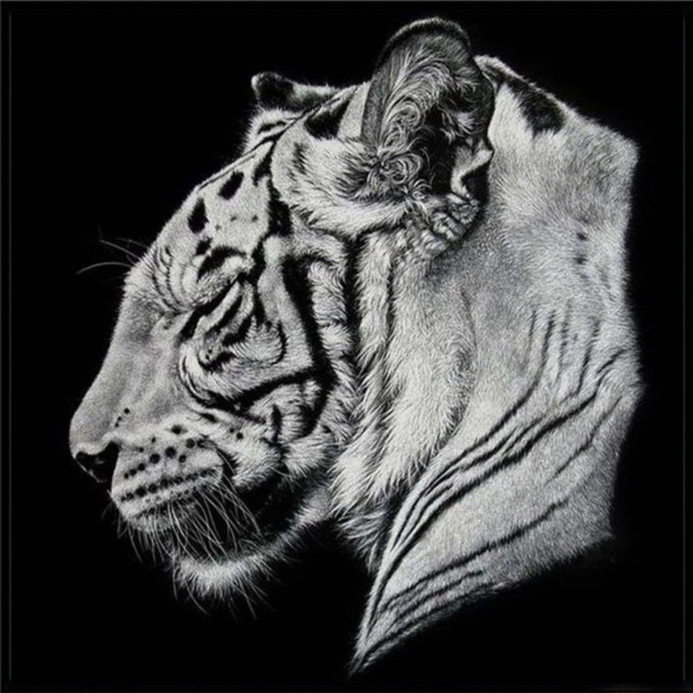 5D Diamond Painting Animal Tiger Cat Embroidery Cross