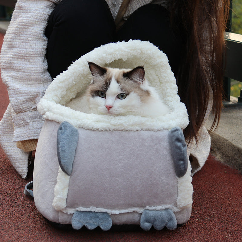 Shoulder Cat Backpack Cute Korean Dog