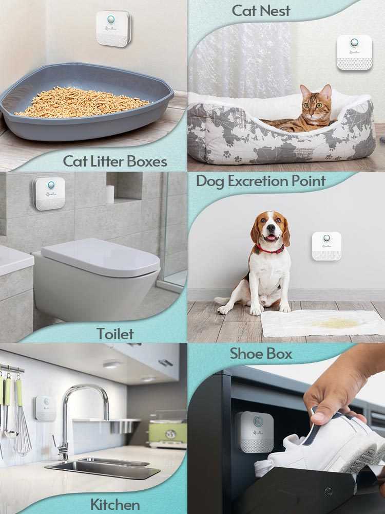 Fully Enclosed Cat Litter Basin Automatic Deodorant Deodorizer