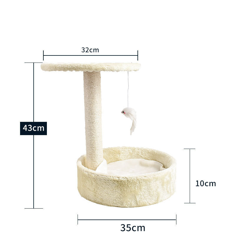 Cat Climbing Frame Litter Tree Integrated Grab