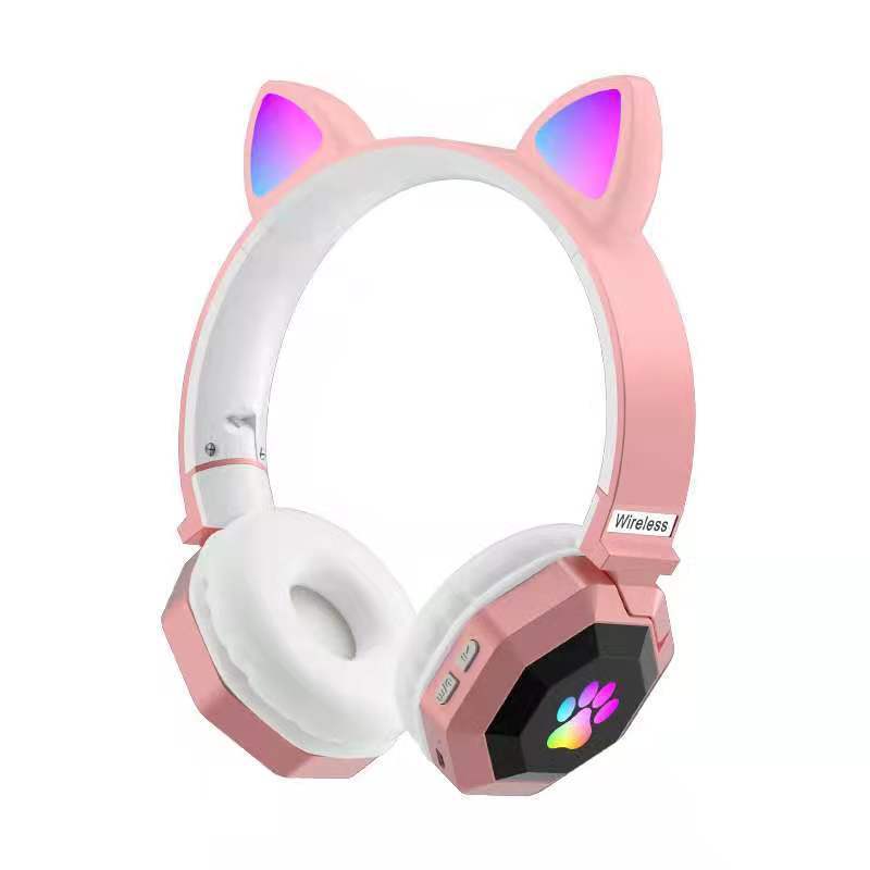 Cat Ear Bluetooth Headset Wireless Light Emitting Headset