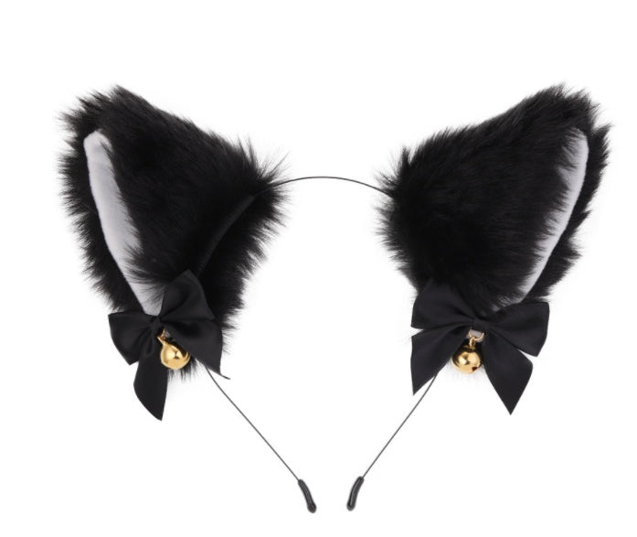 Fluffy Bell Cat Ear Headdress