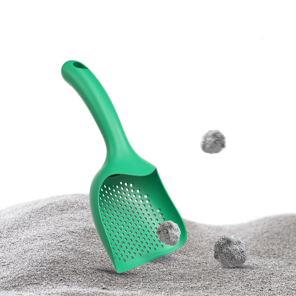 Pet Litter Scoop Plastic Cat Care Sand Waste Shovel Hollow Style Lightweight Durable Cleaning Tool