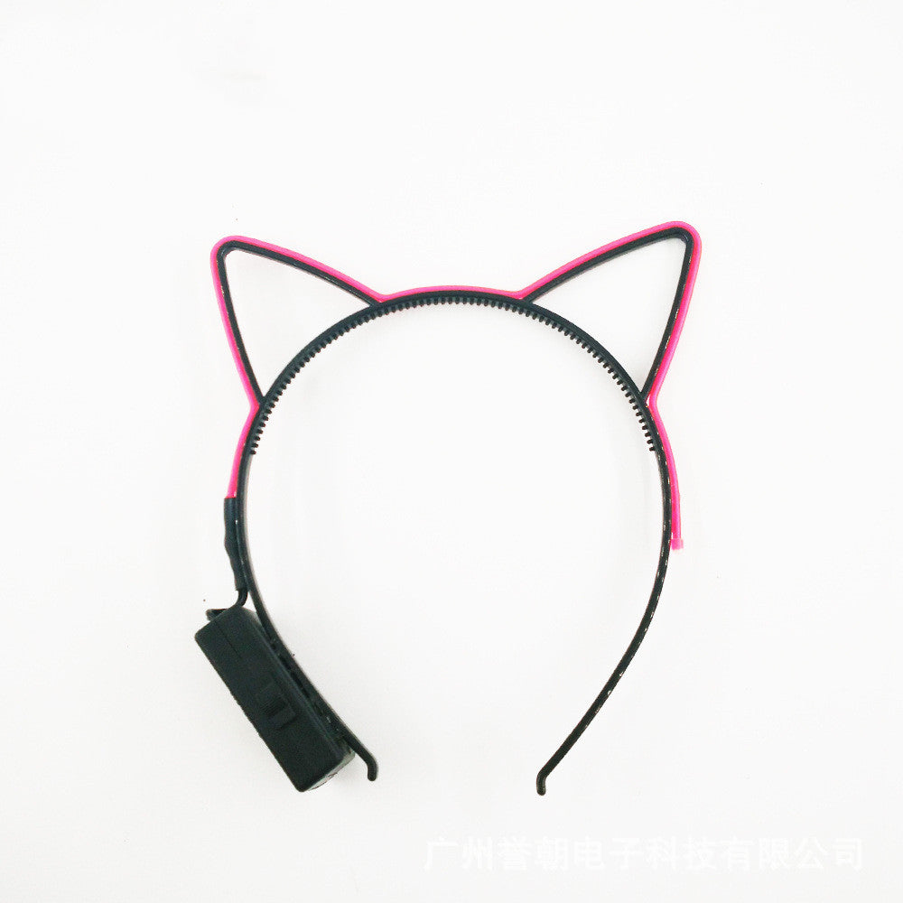 Glowing Line Cat Ear Headband