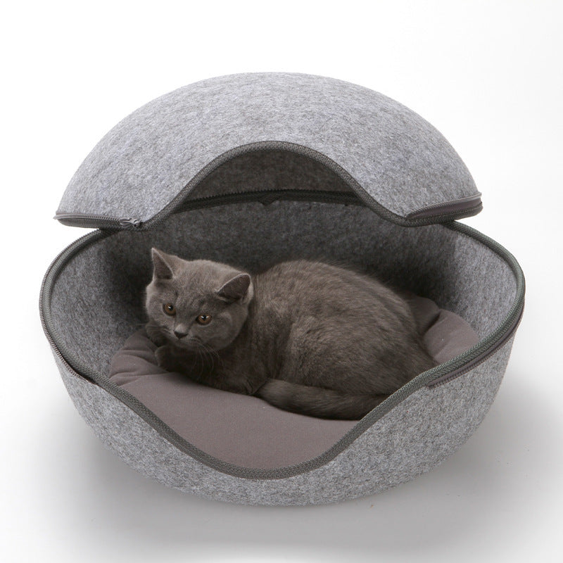 Fashion And Innovation Cat Litter Egg-shaped Warm Pet Litter Personality Cute Dog Kennel