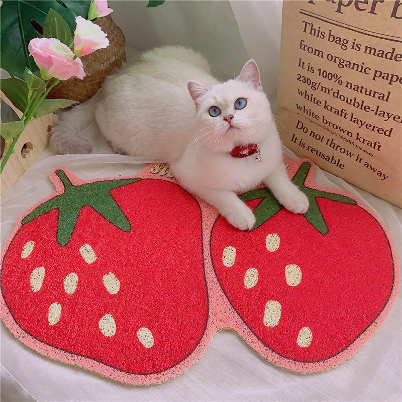 Pet Peach Strawberry Lemon Cat Litter Pad