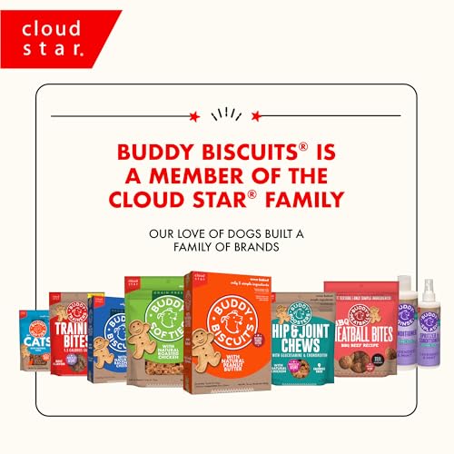 Buddy Biscuits 3 oz. Pouch of Grain Free Soft & Chewy Cat Treats Made with Natural Tender Chicken