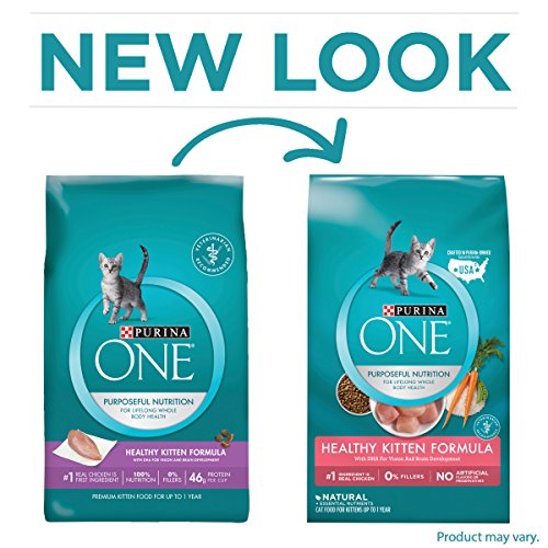 Purina ONE High Protein, Natural Dry Kitten Food, +Plus Healthy Kitten Formula - 7 lb. Bag