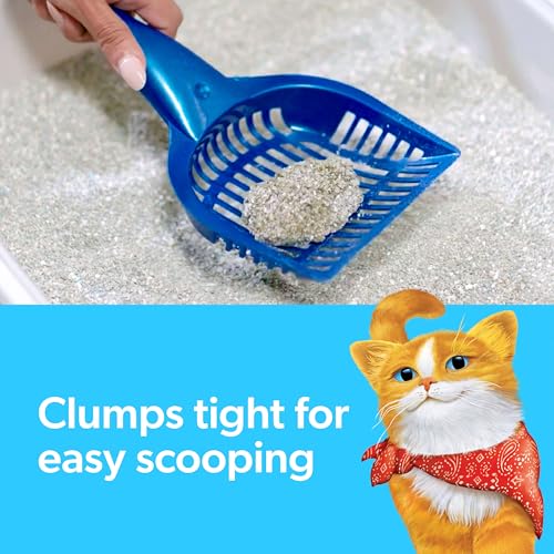 Fresh Step Clumping Cat Litter, Extreme Odor Control, Mountain Spring Scent With Febreze, 14 lbs