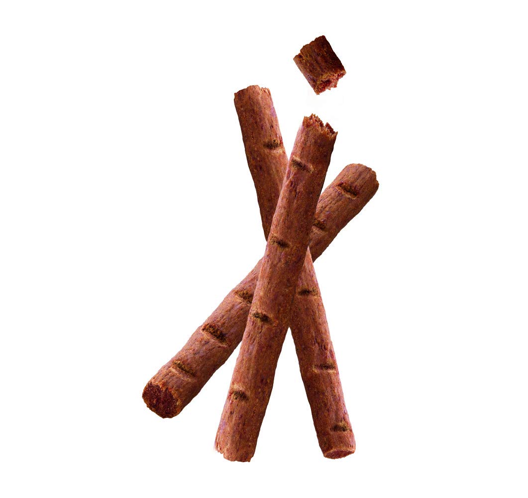 Vitakraft PurrSticks Meaty Cat Sticks - Chicken & Chicken with Salmon - Segmented and Breakable Meatstick - Deliciously Tender - Multi Pack of 4