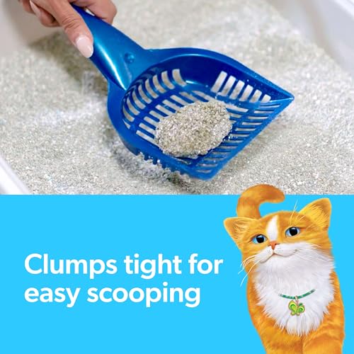 Fresh Step Clumping Cat Litter with Febreze Gain Scent, Long Lasting Odor Control Kitty Litter with Activated Charcoal, Low Dust Formula, 14 lb