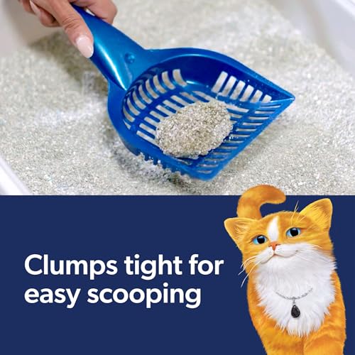 Fresh Step Clumping Cat Litter, Heavy Duty Advanced, Long Lasting 30-Day Odor Control with Odor Eliminating Carbon, 17.5 lb