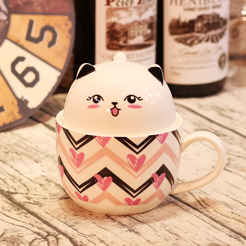 Cat ceramic mug