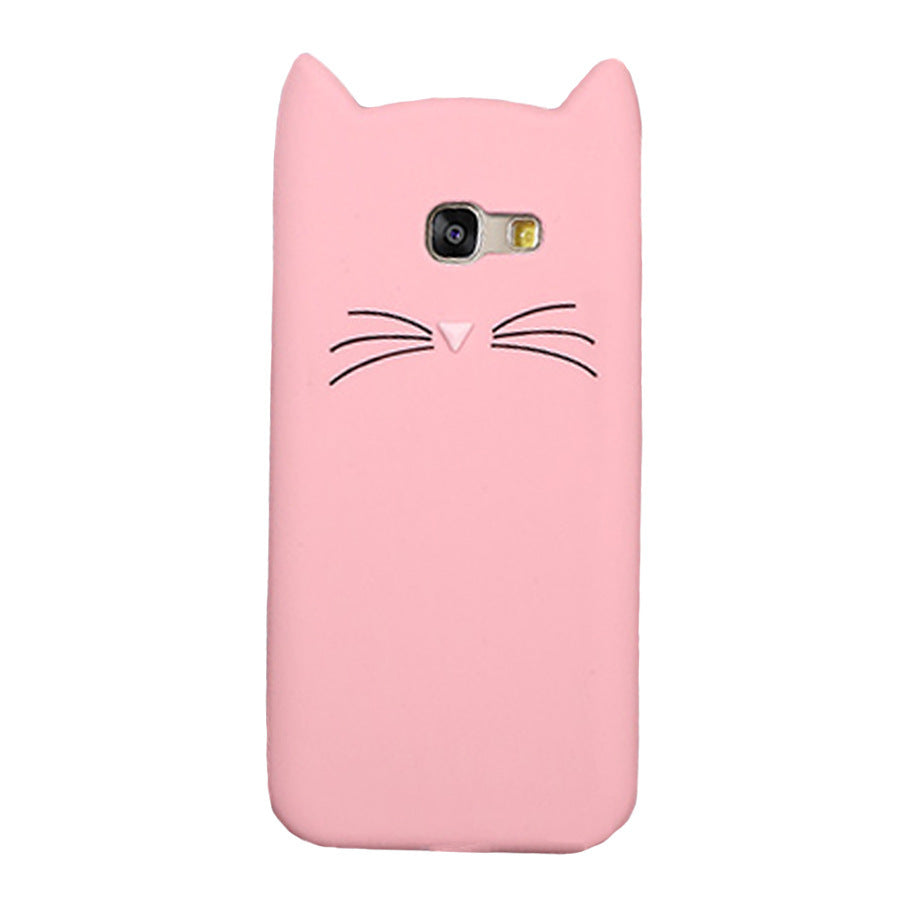 Cute Beard Cat Phone Case Drop-resistant Protective Cover