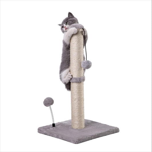 Cat Scratching Post Premium Basics Kitten Scratcher Sisal Scratch Posts With Hanging Ball  For Kittens Or Smaller Cats