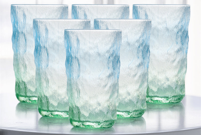 Cat Kitchen Glacier Pattern Glass