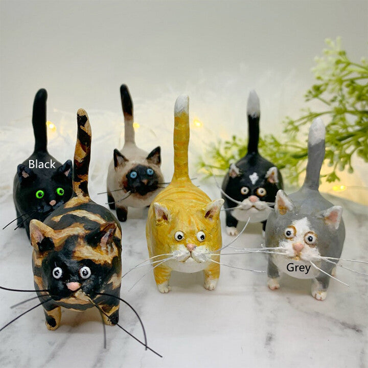 New Cute Cat Resin Crafts Decoration Pendant