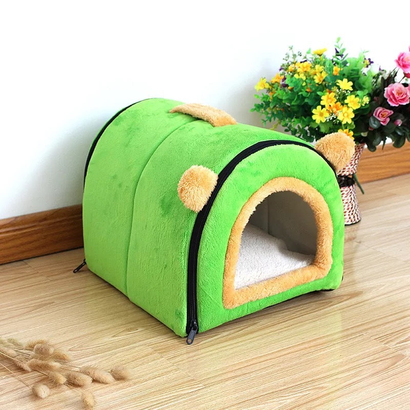 Pet kennel cat litter