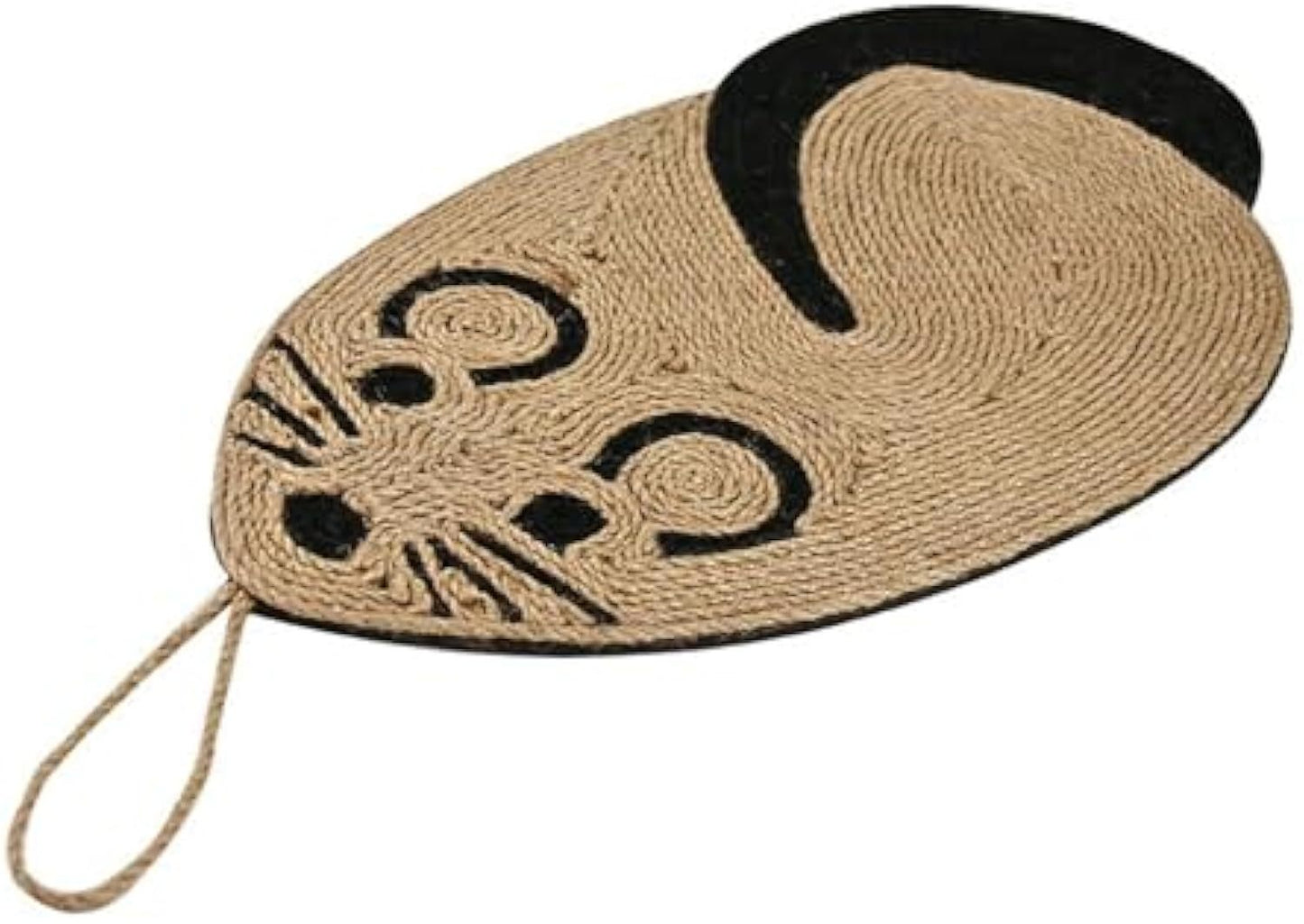 Cat Scratch Pad Made From Sisal Material Comfortable Cat Scratchers For Indoor Cats With Attractive Mouse Shape Cat Scratching Board As Furniture Protector For Happy Cats