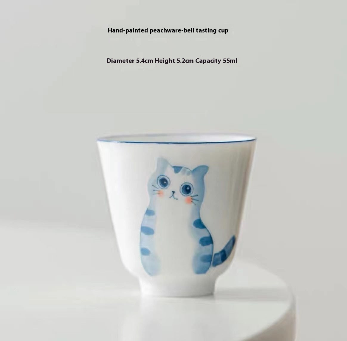 Home Fashion Hand-painted Cat Small Teacup