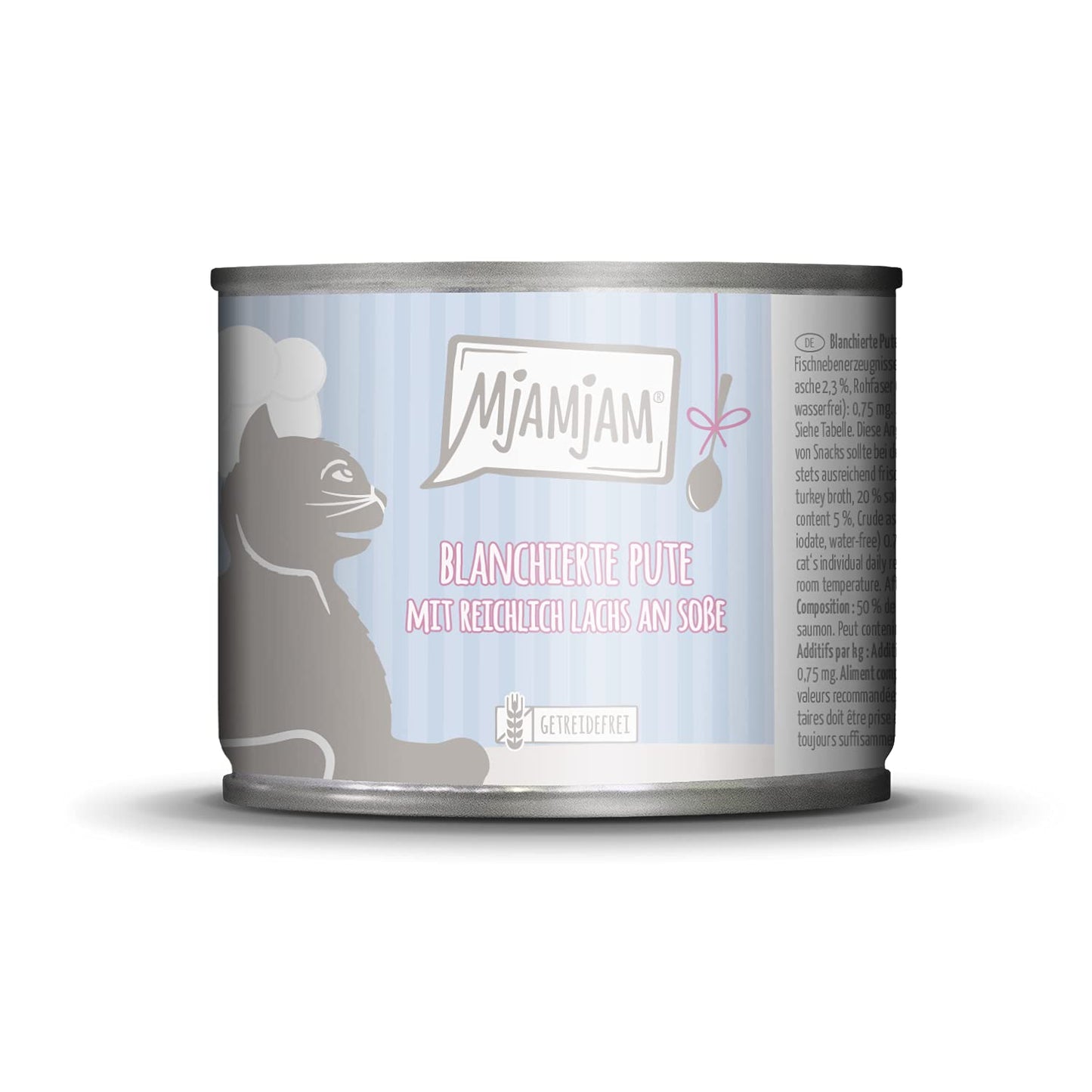 MjAMjAM - Premium Nassfutter für Katzen - Probierpaket I an Soße, 6er Pack (6 x 185g), getreidefrei mit extra viel Fleisch