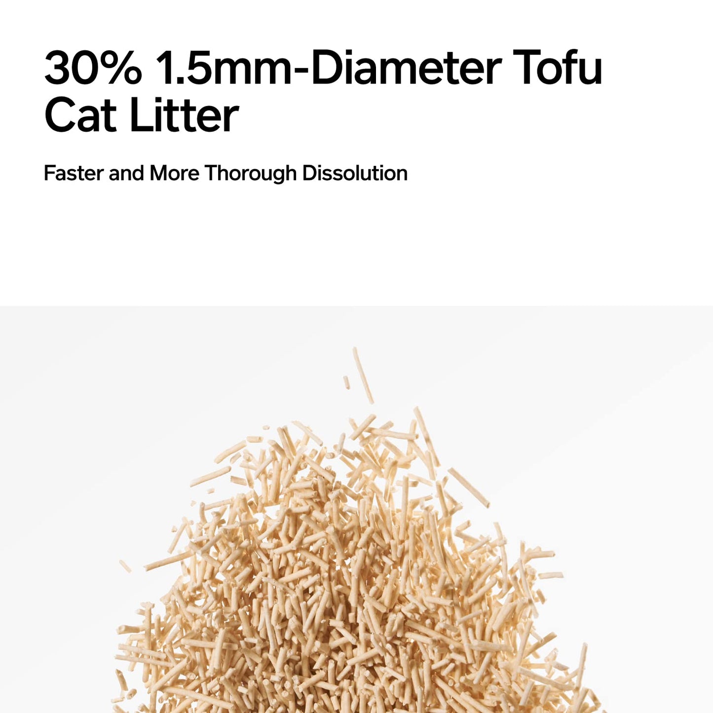 pidan Tofu Cat Litter Clumping,Flushable,Ultra Absorbent and Fast Drying, 100% Natural Ingredients Litter,Solubility in Water,Really Dust-Free,Less Scattering (5.3lb×2bags)