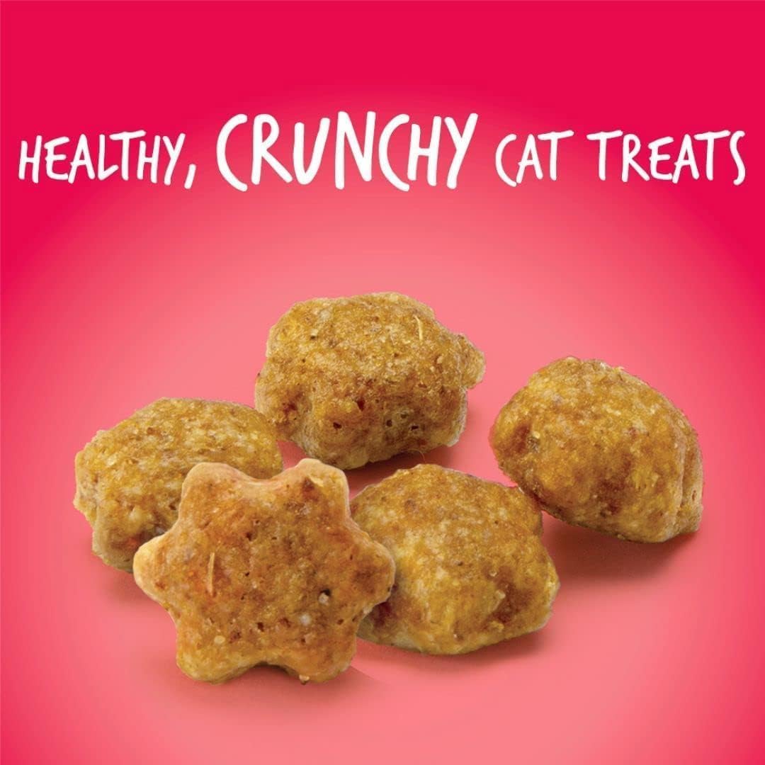 Fruitables Cat Treats | Crunchy Cat Treats | Healthy Low Calorie Cat Treats Packed with Protein | Free of Wheat, Corn and Soy | 2.5 oz (Pack of 3)