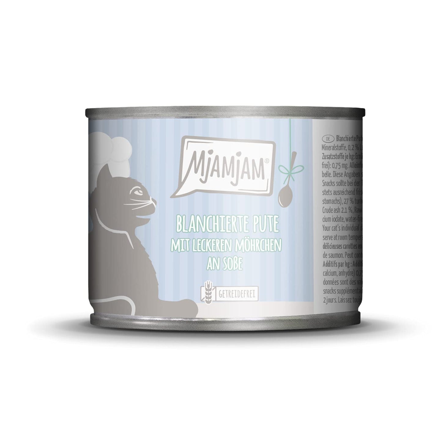 MjAMjAM - Premium Nassfutter für Katzen - Probierpaket I an Soße, 6er Pack (6 x 185g), getreidefrei mit extra viel Fleisch