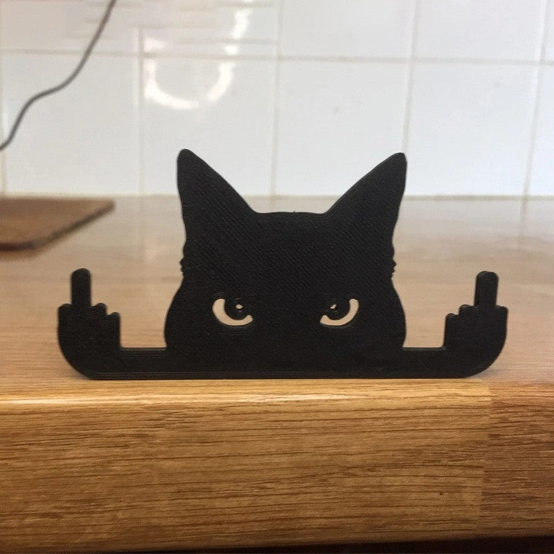 Fashion Cat Wooden Crafts Decoration