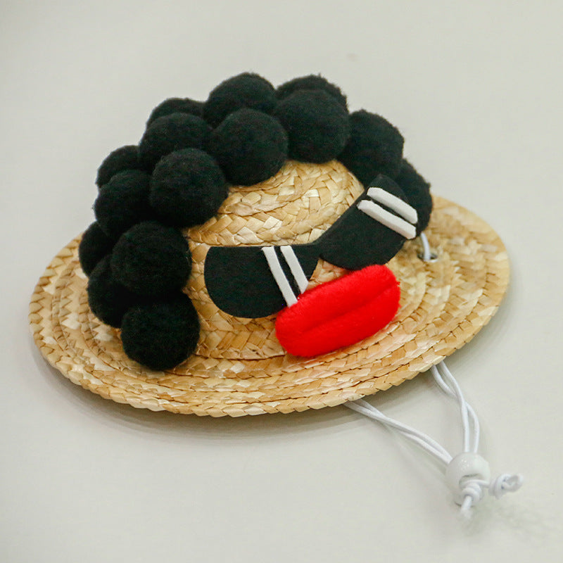 New Cat Dog Pet Straw Hat