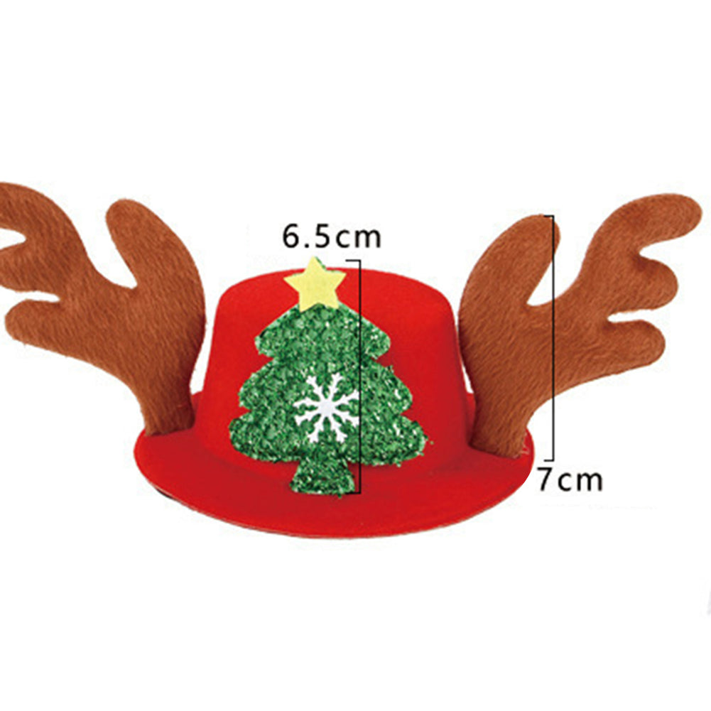 Halloween Pet Dog Cat Cute Santa Snowman Bat Head Elk Horn Headdress Hat Cap